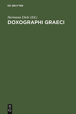 E-Book (pdf) Doxographi Graeci von 