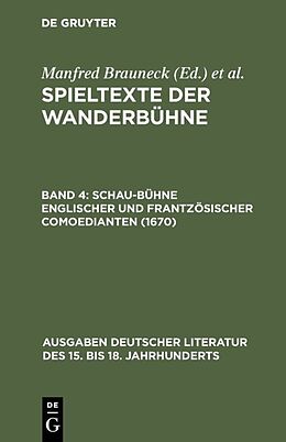 E-Book (pdf) Spieltexte der Wanderbühne / Schau-Bühne englischer und frantzösischer Comoedianten (1670) von 