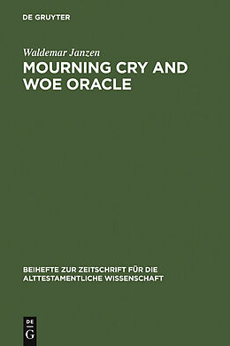 E-Book (pdf) Mourning Cry and Woe Oracle von Waldemar Janzen