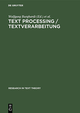 eBook (pdf) Text Processing / Textverarbeitung de 