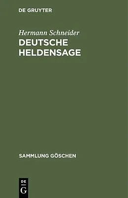 E-Book (pdf) Deutsche Heldensage von Hermann Schneider