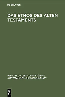 E-Book (pdf) Das Ethos des Alten Testaments von Johannes Hempel