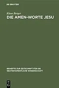 E-Book (pdf) Die Amen-Worte Jesu von Klaus Berger