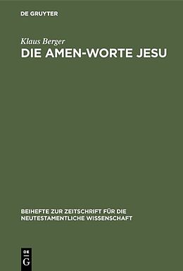 E-Book (pdf) Die Amen-Worte Jesu von Klaus Berger