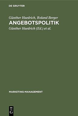 E-Book (pdf) Angebotspolitik von Günther Haedrich, Roland Berger