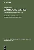 PDF Prosaabhandlungen von Johann Rist