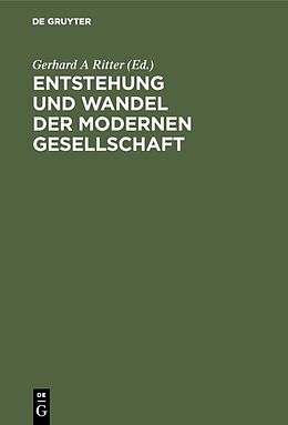 E-Book (pdf) Entstehung und Wandel der modernen Gesellschaft von 