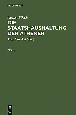E-Book (pdf) Die Staatshaushaltung der Athener von August Böckh