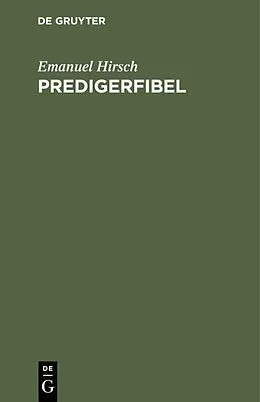 E-Book (pdf) Predigerfibel von Emanuel Hirsch