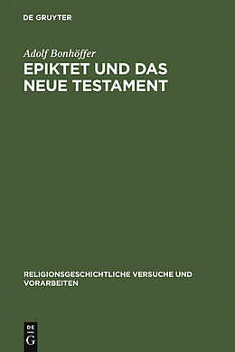 E-Book (pdf) Epiktet und das Neue Testament von Adolf Bonhöffer