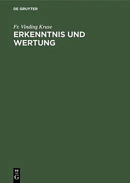E-Book (pdf) Erkenntnis und Wertung von Fr. Vinding Kruse