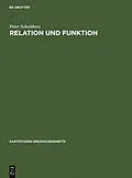E-Book (pdf) Relation und Funktion von Peter Schulthess