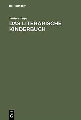 E-Book (pdf) Das literarische Kinderbuch von Walter Pape