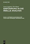 E-Book (pdf) Differentialrechnung der Funktionen mehrerer Veränderlicher von Georg Aumann, Otto Haupt