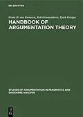 PDF Handbook of Argumentation Theory von Frans H. Van Eemeren, Rob Grootendorst, Tjark Kruiger