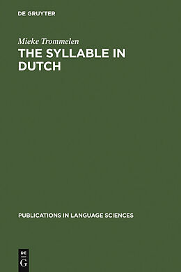 E-Book (pdf) The Syllable in Dutch von Mieke Trommelen