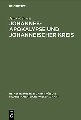 E-Book (pdf) Johannesapokalypse und johanneischer Kreis von Jens-W. Taeger