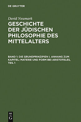 E-Book (pdf) Geschichte der jüdischen Philosophie des Mittelalters von David Neumark