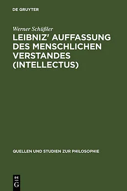 E-Book (pdf) Leibniz' Auffassung des menschlichen Verstandes (intellectus) von Werner Schüßler