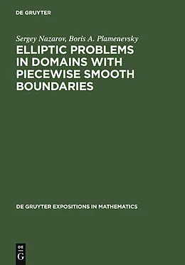 E-Book (pdf) Elliptic Problems in Domains with Piecewise Smooth Boundaries von Sergey Nazarov, Boris A. Plamenevsky