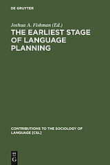 E-Book (pdf) The Earliest Stage of Language Planning von 