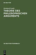 PDF Theorie des philosophischen Arguments von Reinhard Lauth