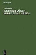 PDF Weshalb Lügen kurze Beine haben von Paul Ekman