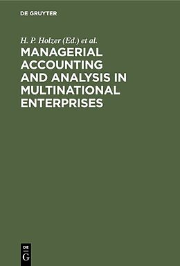 E-Book (pdf) Managerial Accounting and Analysis in Multinational Enterprises von 