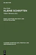 E-Book (pdf) Dichtung des Hoch- und Spätmittelalters von Kurt Ruh