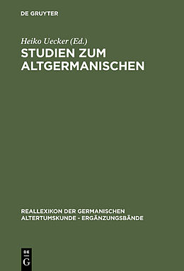 E-Book (pdf) Studien zum Altgermanischen von 