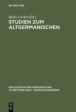 E-Book (pdf) Studien zum Altgermanischen von 