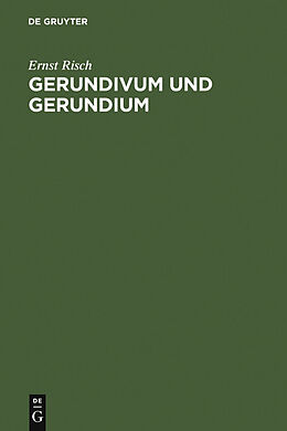 E-Book (pdf) Gerundivum und Gerundium von Ernst Risch
