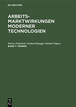 E-Book (pdf) Tandem von Werner Frühstück, Gerhard Hanappi, Michael Wagner