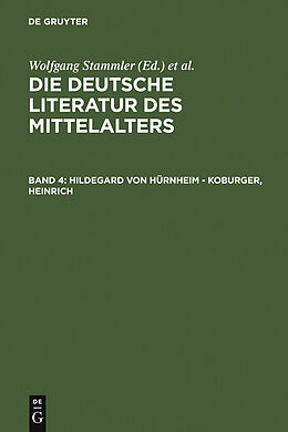 E-Book (pdf) Die deutsche Literatur des Mittelalters / Hildegard von Hürnheim - Koburger, Heinrich von 