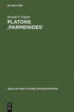 E-Book (pdf) Platons 'Parmenides' von Rudolf P. Hägler