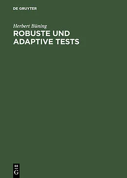 E-Book (pdf) Robuste und adaptive Tests von Herbert Büning