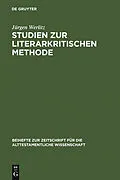 E-Book (pdf) Studien zur literarkritischen Methode von Jürgen Werlitz