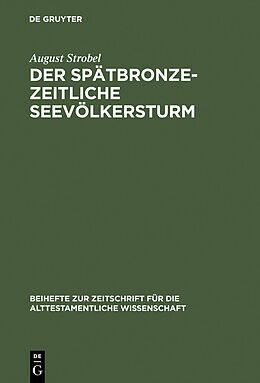 E-Book (pdf) Der spätbronzezeitliche Seevölkersturm von August Strobel
