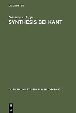 E-Book (pdf) Synthesis bei Kant von Hansgeorg Hoppe