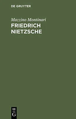 E-Book (pdf) Friedrich Nietzsche von Mazzino Montinari