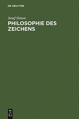 E-Book (pdf) Philosophie des Zeichens von Josef Simon