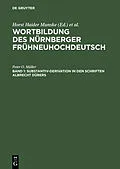 PDF Substantiv-Derivation in den Schriften Albrecht Dürers von Peter O. Müller