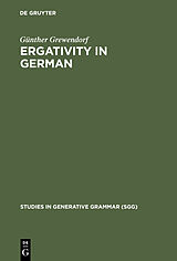 eBook (pdf) Ergativity in German de Günther Grewendorf