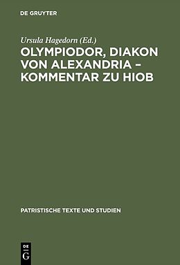 E-Book (pdf) Olympiodor, Diakon von Alexandria  Kommentar zu Hiob von 