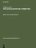 E-Book (pdf) Texte aus dem Nachlass von 
