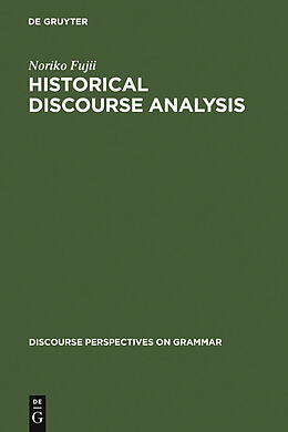 eBook (pdf) Historical Discourse Analysis de Noriko Fujii