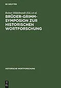 E-Book (pdf) Brüder-Grimm-Symposion zur Historischen Wortforschung von 
