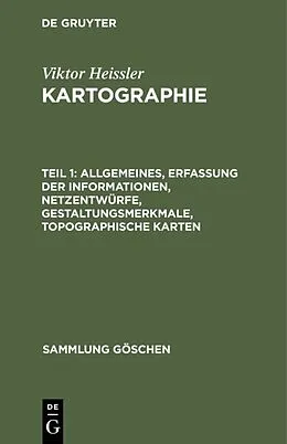 E-Book (pdf) Allgemeines, Erfassung der Informationen, Netzentwürfe, Gestaltungsmerkmale, topographische Karten von Günter Hake