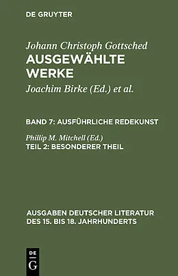 PDF Ausführliche Redekunst. Besonderer Theil von Johann Christoph Gottsched