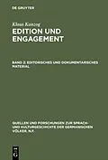 E-Book (pdf) Editorisches und dokumentarisches Material von Klaus Kanzog